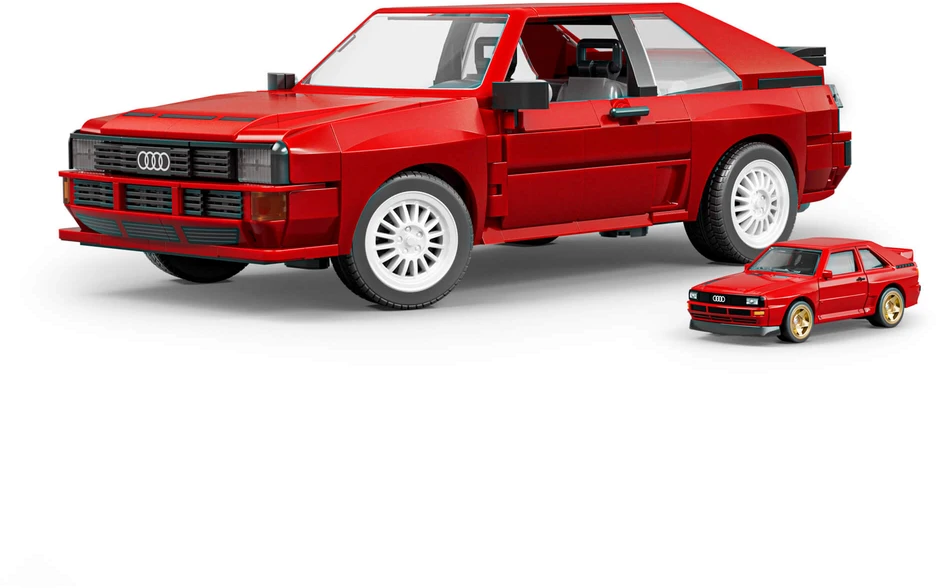 MATTEL BRICK SHOP HOT WHEELS Audi ‘84 Sport Quattro konstruktorius (JLK39)