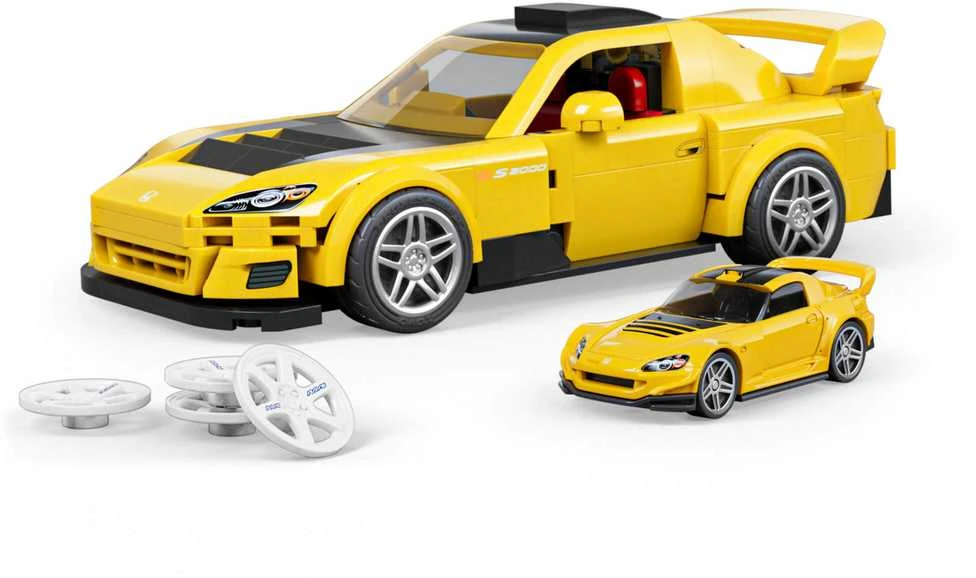 MATTEL BRICK SHOP HOT WHEELS Honda S2000 konstruktorius (JFR88)