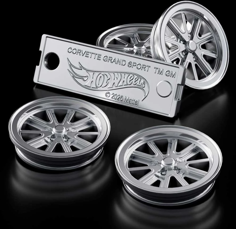 MATTEL BRICK SHOP HOT WHEELS konstruktorius – Corvette Grand Sport (JGR31)