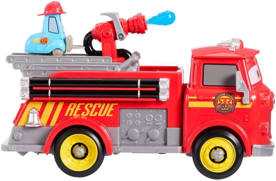 Mattel CARS gaisrinės rinkinys – Raudona&Guido lenktynės ir Radiator Springso gelbėjimas (JFL54)