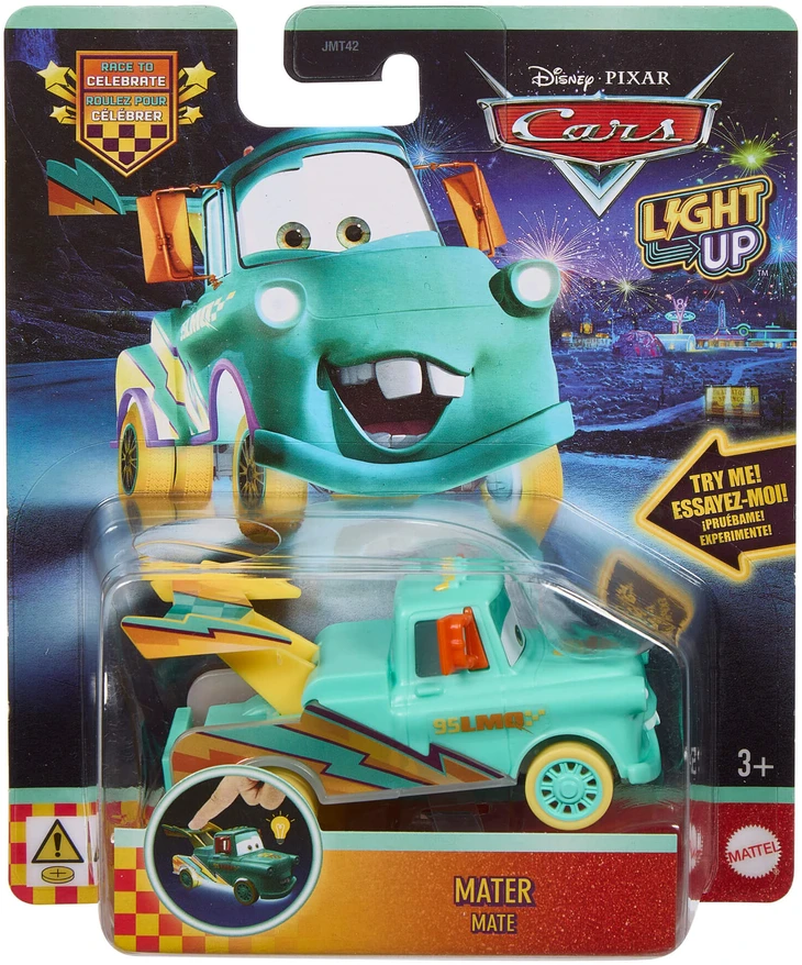 Mattel CARS šviečiantis automodeliukas (JMT42)