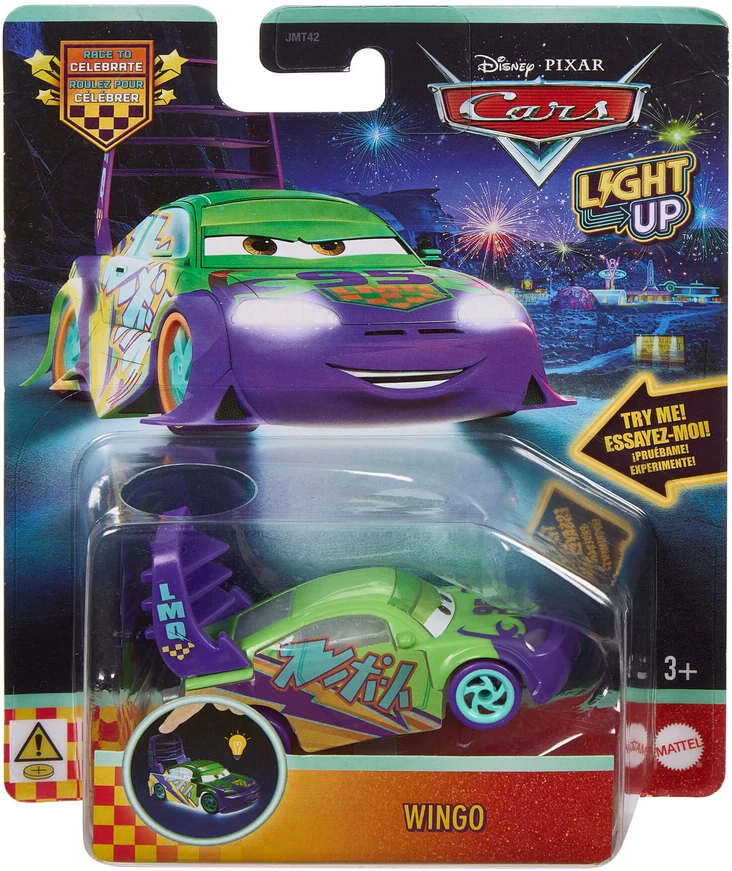 Mattel CARS šviečiantis automodeliukas (JMT42)