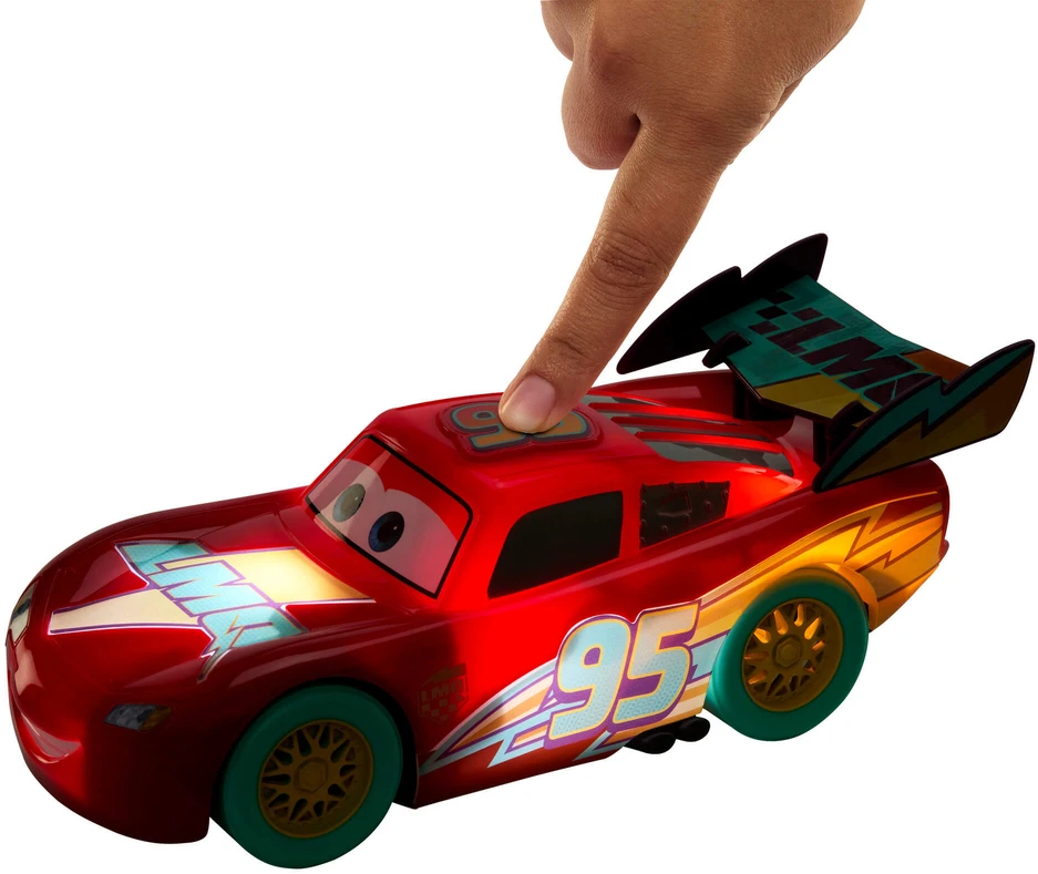 Mattel CARS šviečiantis interaktyvus Žaibas Makvynas (JMT55)