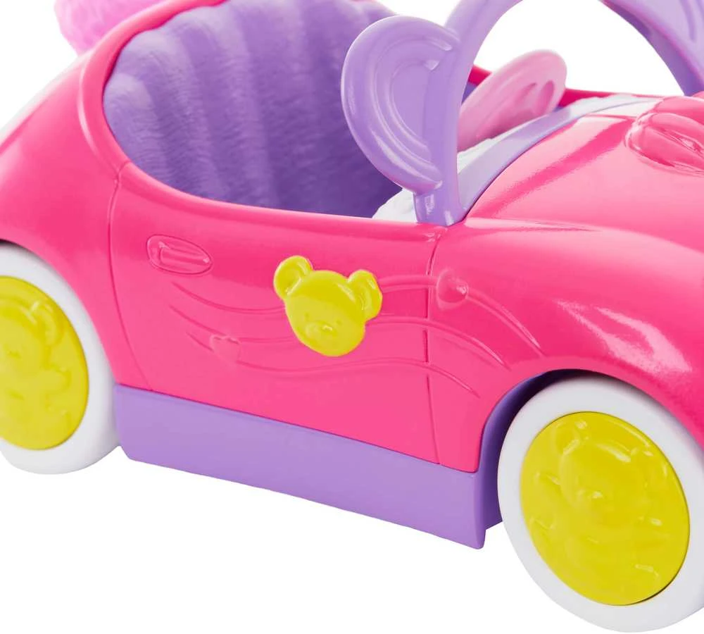 Mattel CHELSEA TEDDY CAR lėlytės ir automobiliuko rinkinukas (HXN05)