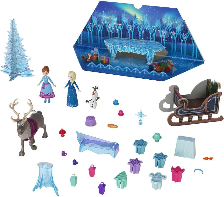 Mattel „Disney Frozen“ advento kalendorius aprašymas - Prekės nuotrauka