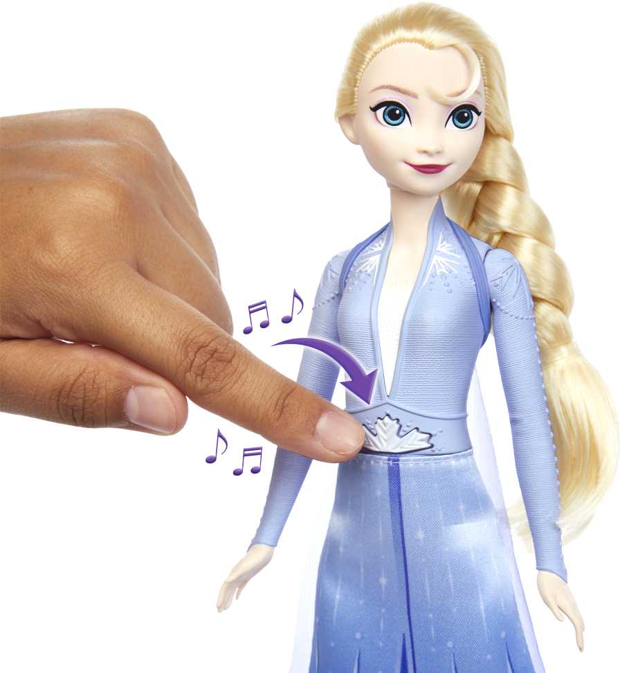 Mattel „Disney Frozen“ dainuojanti lėlė Elza (anglų kalba) 2