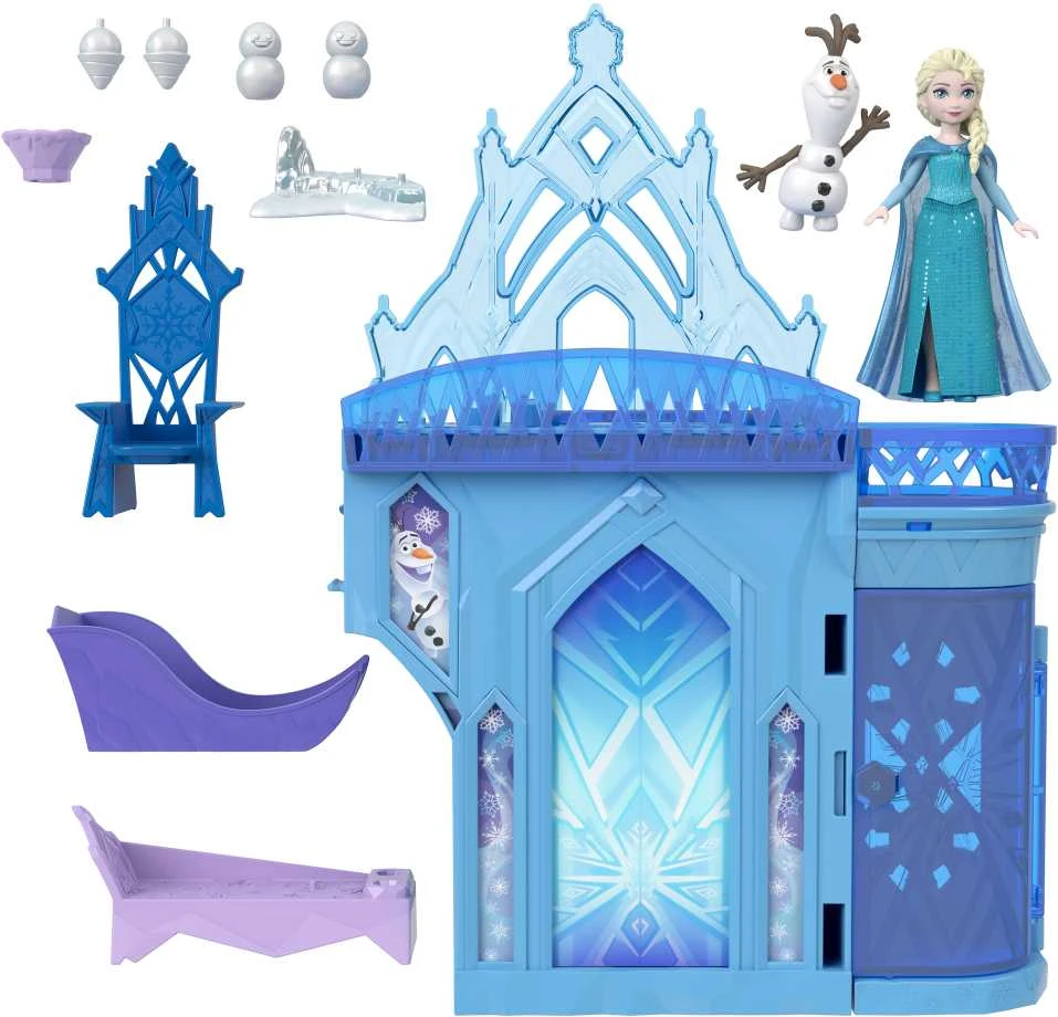 Mattel DISNEY FROZEN mažesnio dydžio Elza ir ledo rūmai (JDP63)