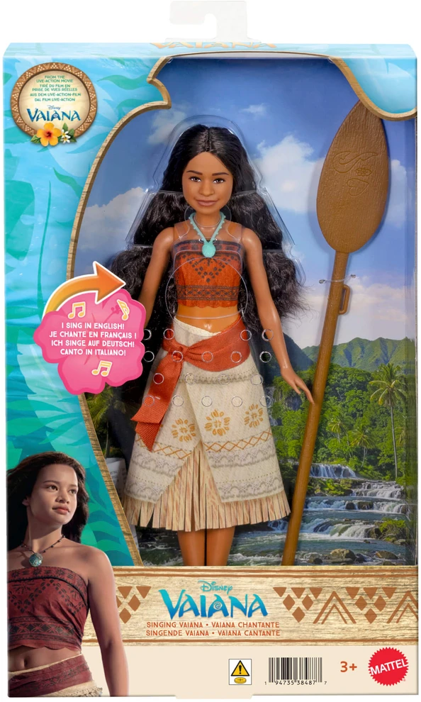 Mattel DISNEY PRINCESS MOANA dainuojanti Vajana (JLP18)