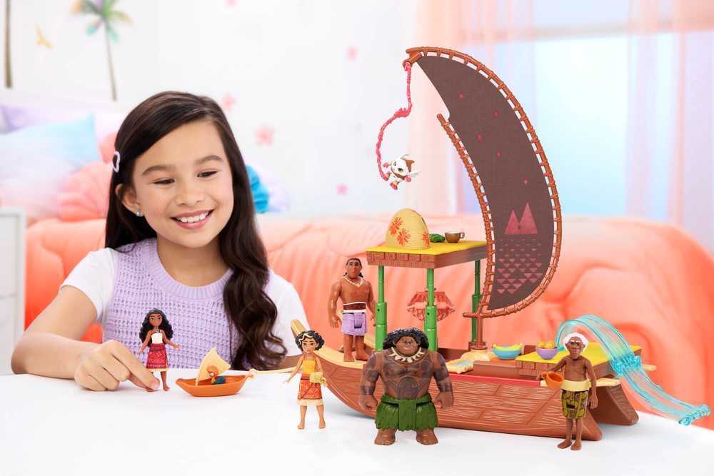 Mattel DISNEY PRINCESS MOANA Vajanos laivo rinkinys (JBT54)