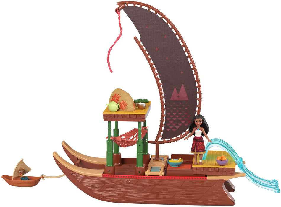 Mattel DISNEY PRINCESS MOANA Vajanos laivo rinkinys (JBT54)