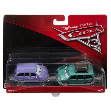 Mattel CARS 3 dviejų automodelių rinkinys Die Cast, DXV99