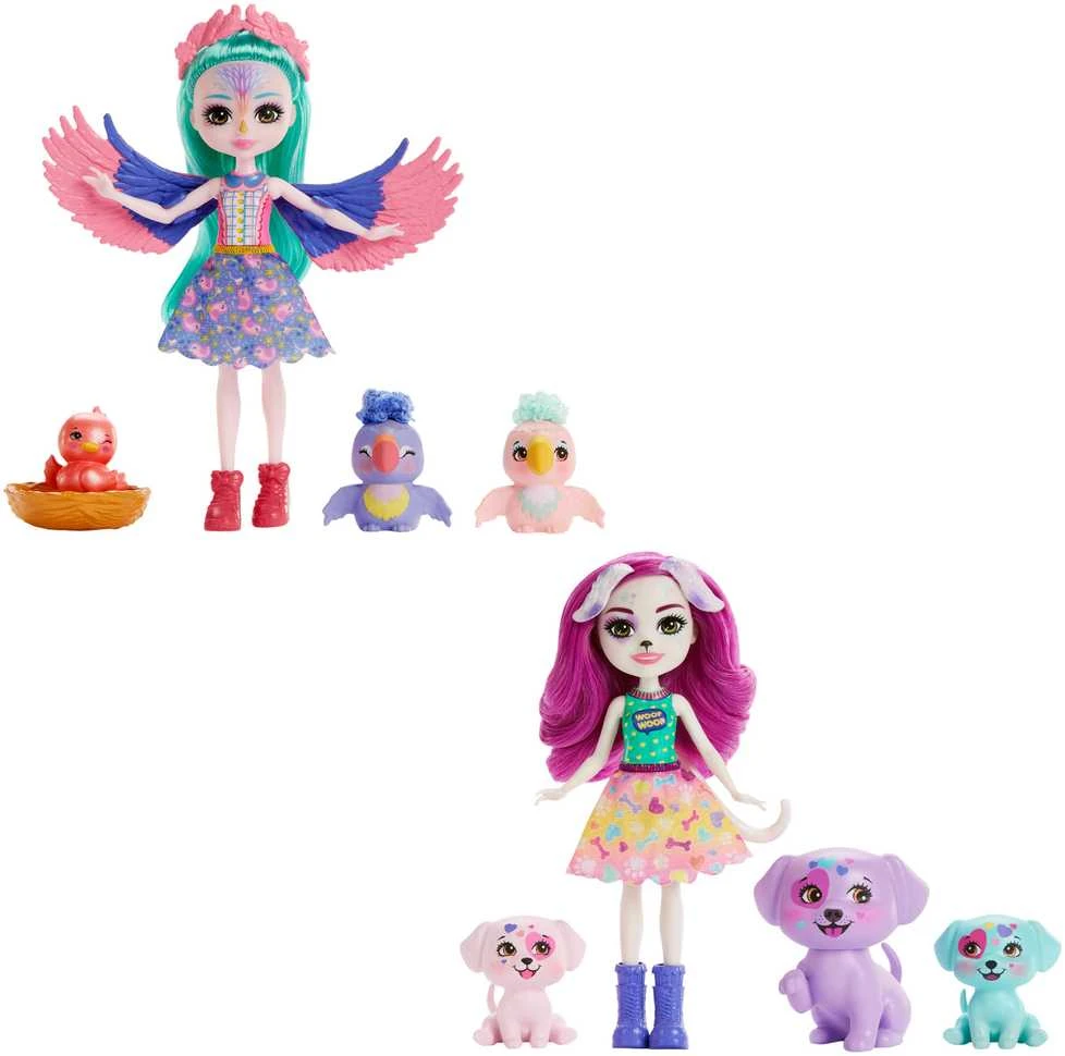 Mattel ENCHANTIMALS herojų dalmantinų šeima (HKN14)