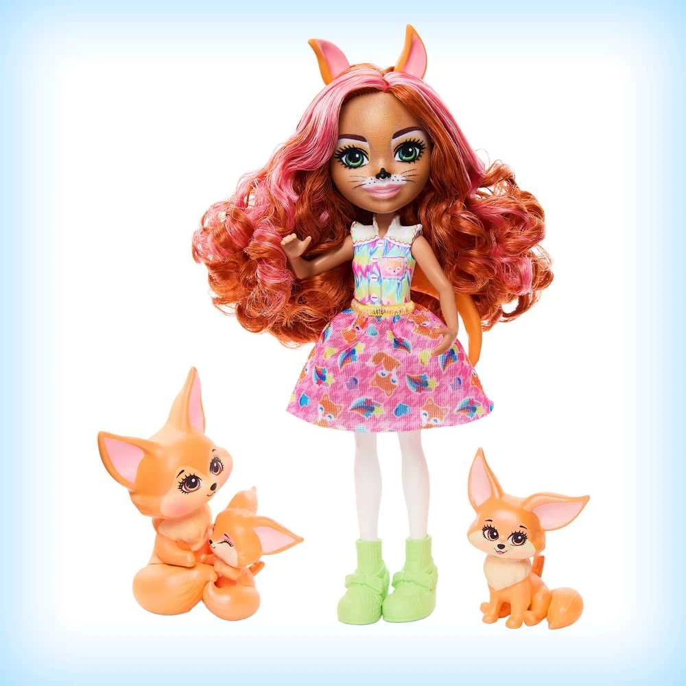 Mattel ENCHANTIMALS herojų dalmantinų šeima (HKN14)