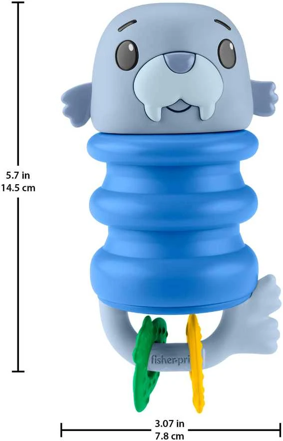 Mattel FISHER-PRICE barškutis – kramtukas 2 in 1 (JHB54)