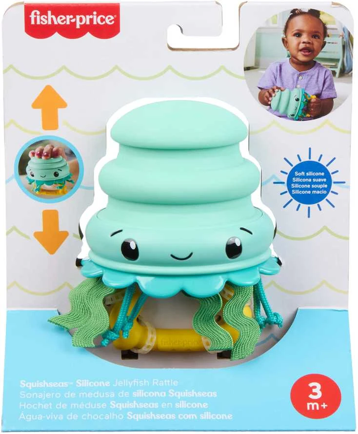 Mattel FISHER-PRICE barškutis – kramtukas 2 in 1 (JHB54)