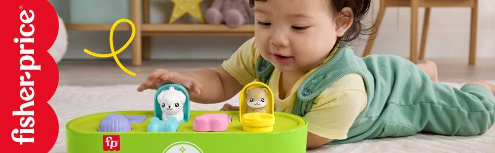Mattel FISHER-PRICE iššokančių gyvūnėlių žaidimas (JDL66)