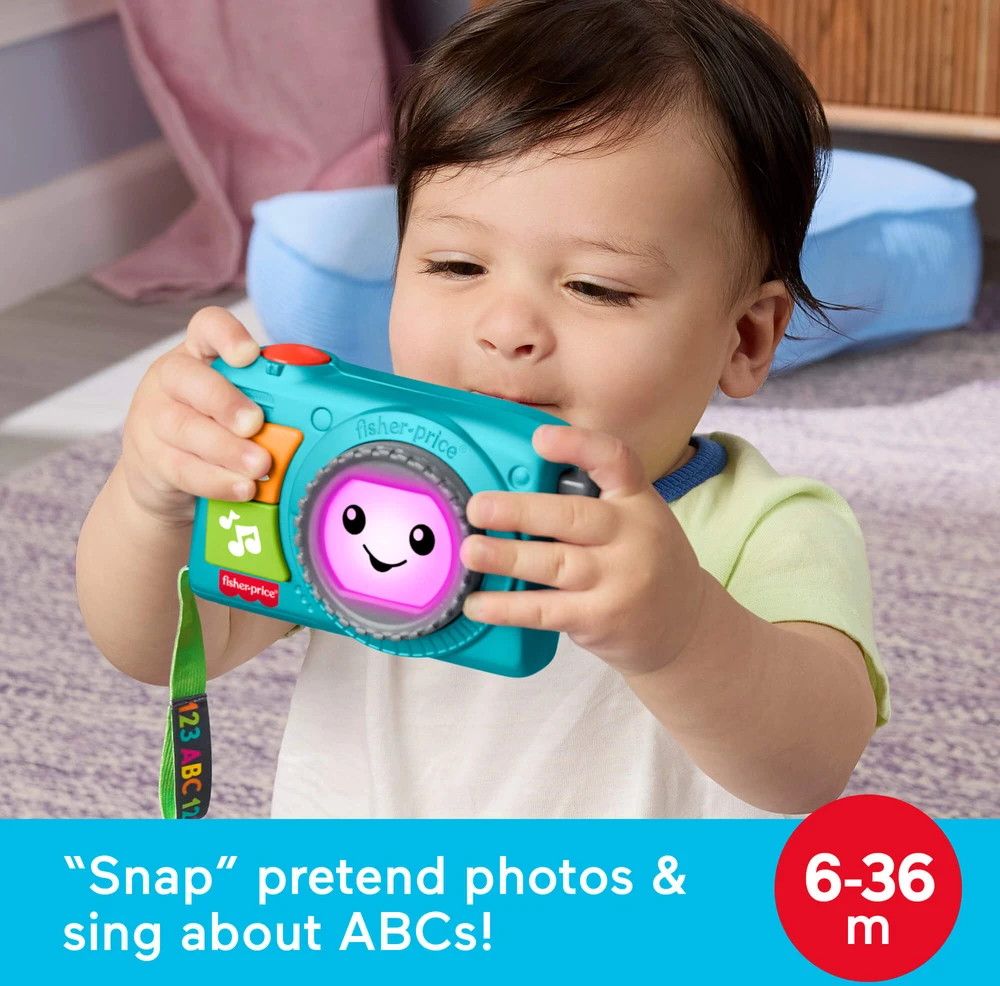 Mattel FISHER-PRICE LAUGH AND LEARN žaislinis fotoaparatas (JNV95)