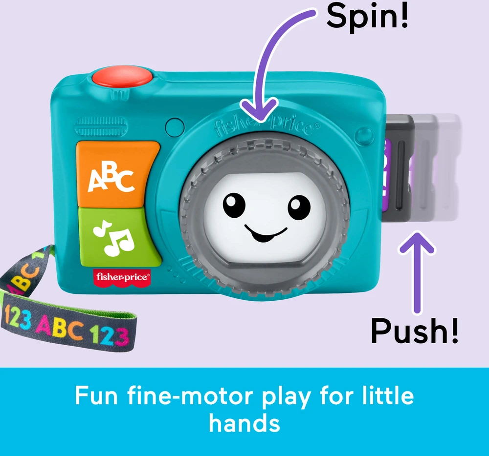 Mattel FISHER-PRICE LAUGH AND LEARN žaislinis fotoaparatas (JNV95)