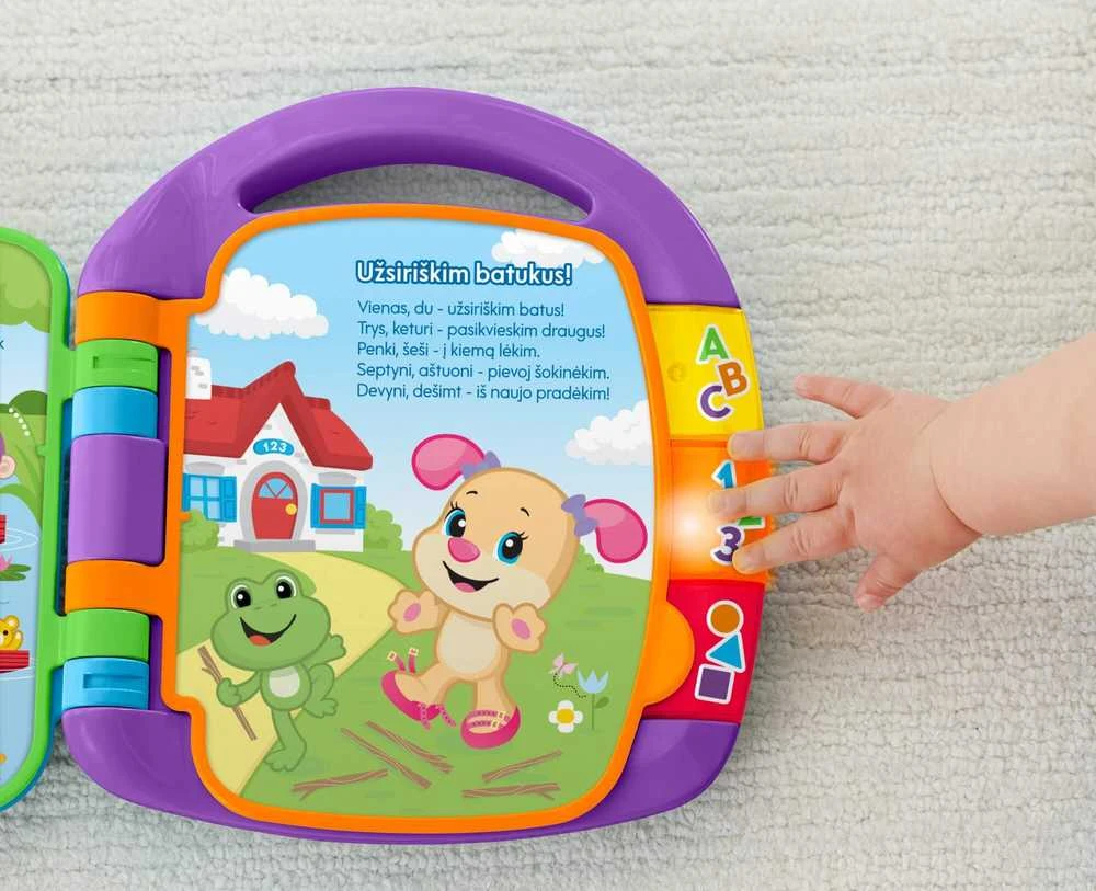 Fisher price Muzikinė knygelė (Lietuviškai įgarsintas)
