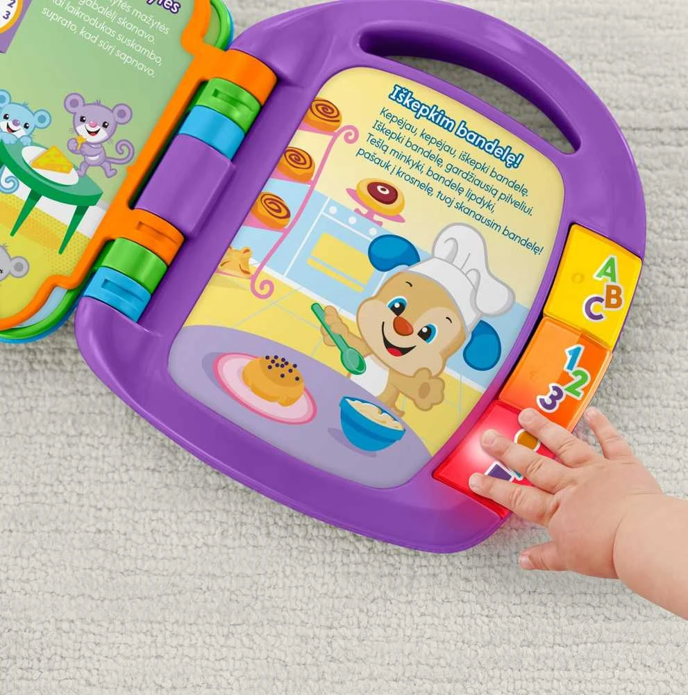 Fisher price Muzikinė knygelė (Lietuviškai įgarsintas)