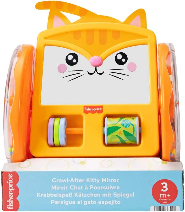 Mattel FISHER-PRICE riedantis katytės veidrodėlis (JLF98)