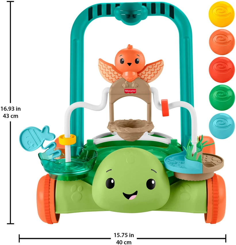 Mattel FISHER-PRICE vėžliuko vaikštynė (JKD63)