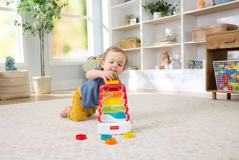 Mattel FISHER-PRICE žiedų ridenimo bokštelis (JLB81)