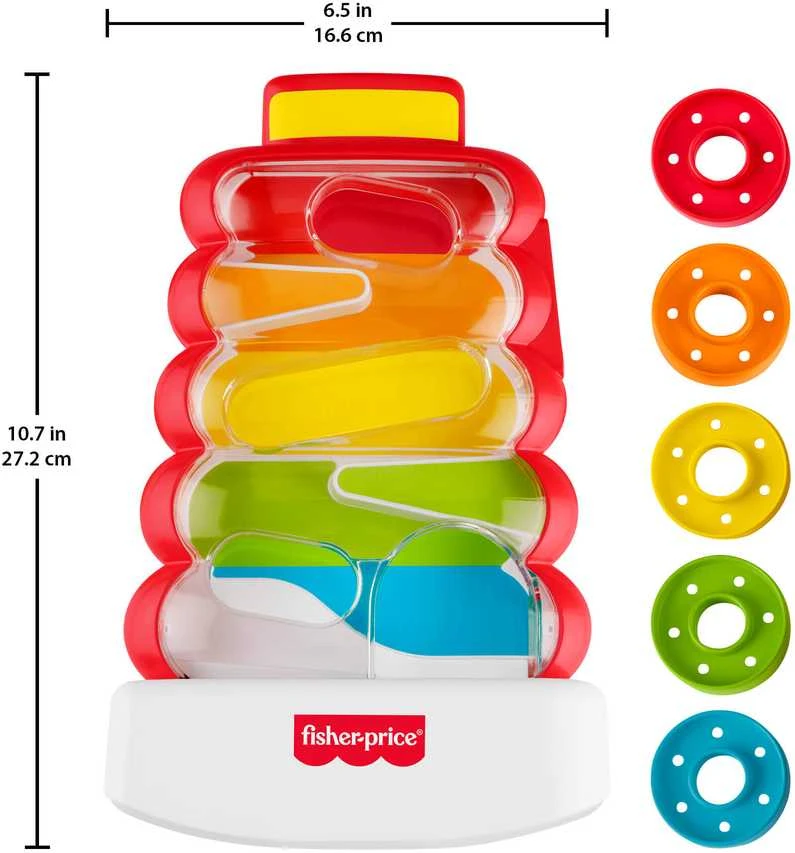 Mattel FISHER-PRICE žiedų ridenimo bokštelis (JLB81)