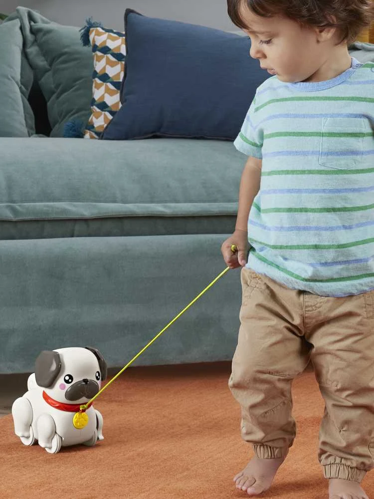 Fisher Price Mattel FP šuniukas Mopsas