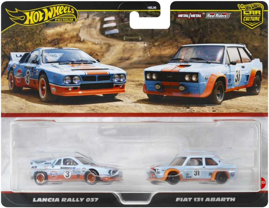 Mattel HOT WHEELS PREMIUM dviejų automodeliukų rinkinys – Car Culture (HBL96)