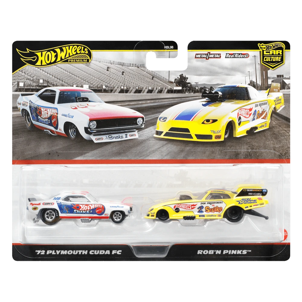 Mattel HOT WHEELS PREMIUM dviejų automodeliukų rinkinys – Car Culture (HBL96)