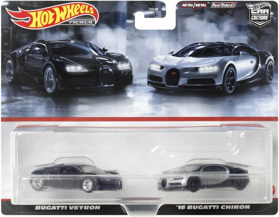 Mattel HOT WHEELS PREMIUM dviejų automodeliukų rinkinys – Car Culture (HBL96)