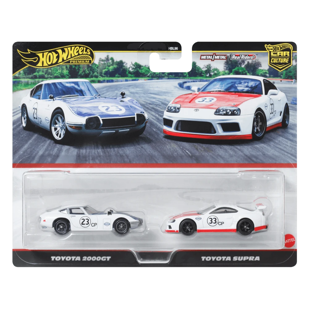 Mattel HOT WHEELS PREMIUM dviejų automodeliukų rinkinys – Car Culture (HBL96)
