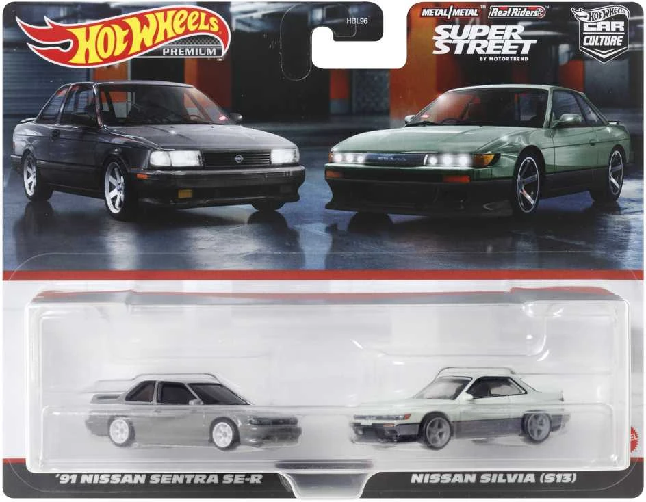 Mattel HOT WHEELS PREMIUM dviejų automodeliukų rinkinys – Car Culture (HBL96)