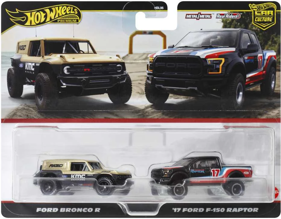Mattel HOT WHEELS PREMIUM dviejų automodeliukų rinkinys – Car Culture (HBL96)