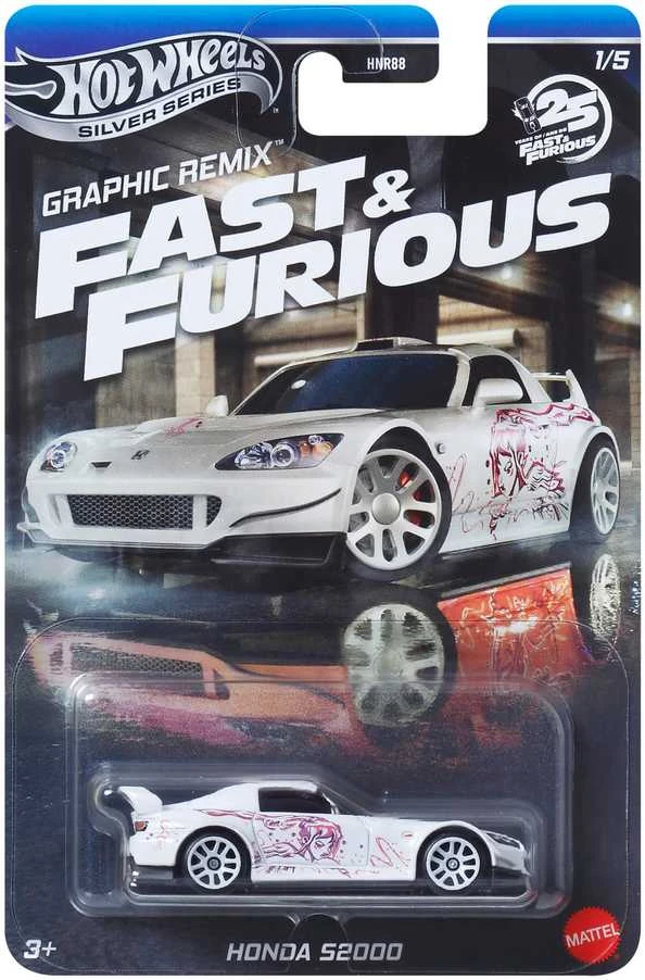 Mattel HOT WHEELS automodeliukai iš filmo Greiti ir įsiutę (HNR88)