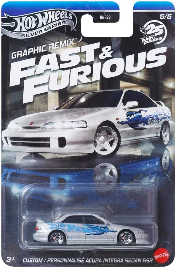 Mattel HOT WHEELS automodeliukai iš filmo Greiti ir įsiutę (HNR88)