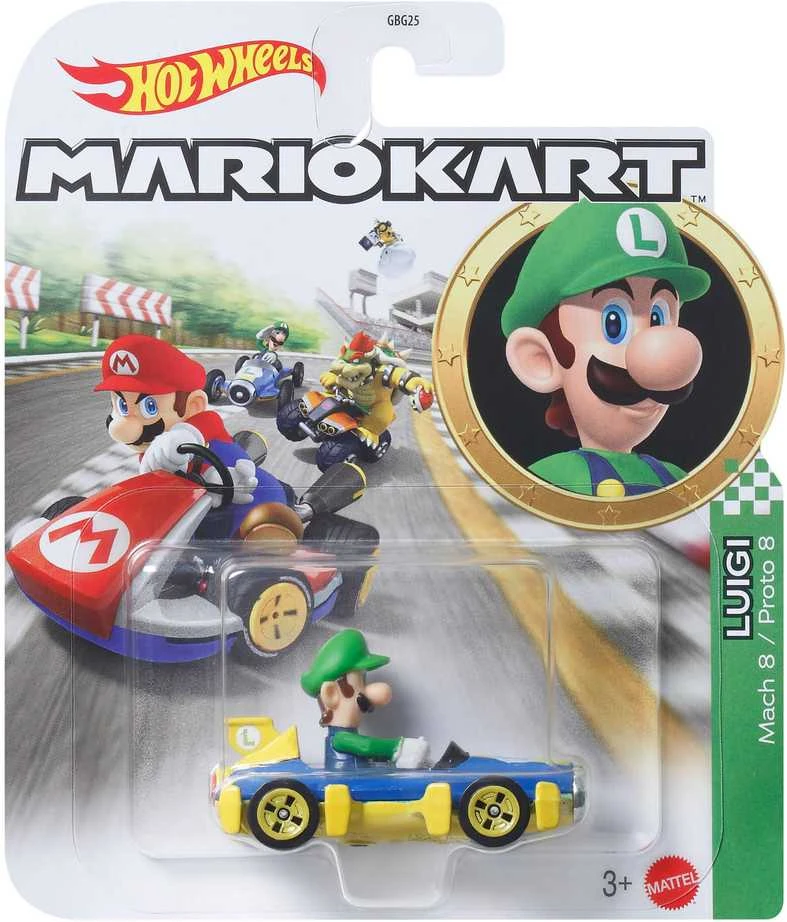 Mattel Hot Wheels automodeliukas Mario Kart