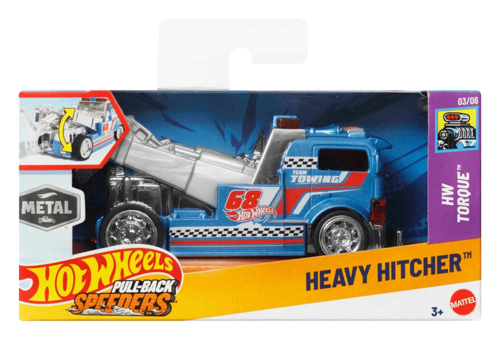 Mattel HOT WHEELS automodeliukas – Pull-Back Speeders (HPR70)
