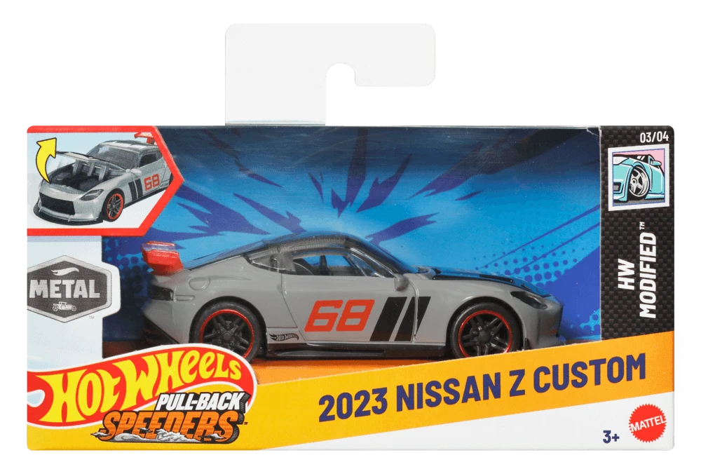 Mattel HOT WHEELS automodeliukas – Pull-Back Speeders (HPR70)