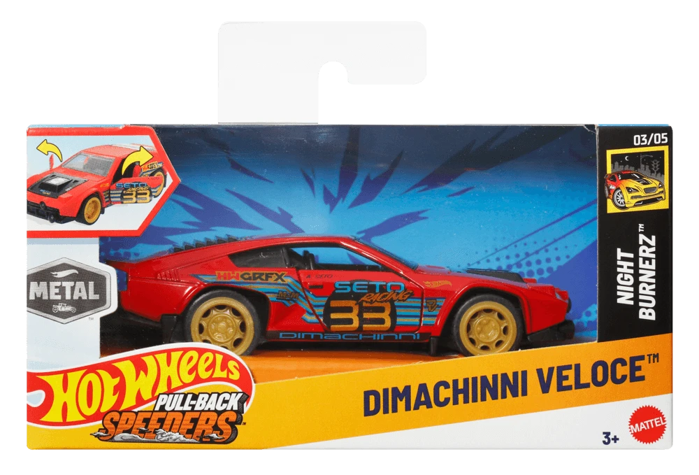 Mattel HOT WHEELS automodeliukas – Pull-Back Speeders (HPR70)