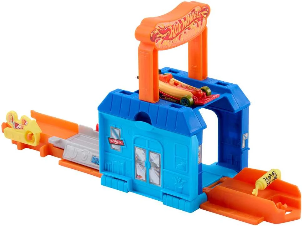 Mattel HOT WHEELS CITY PLAY AND GO trasos rinkinys (JHL43)