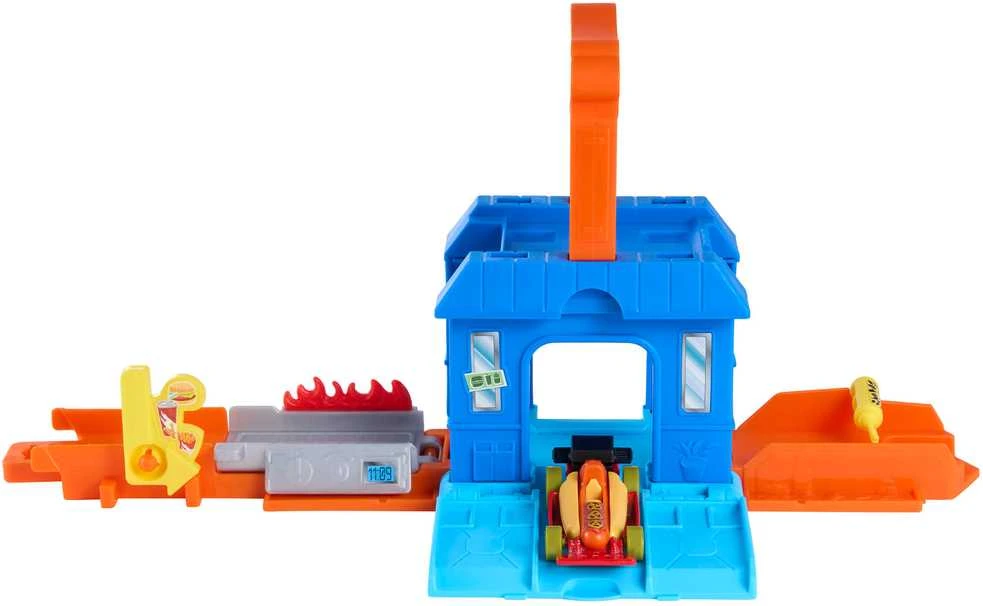 Mattel HOT WHEELS CITY PLAY AND GO trasos rinkinys (JHL43)