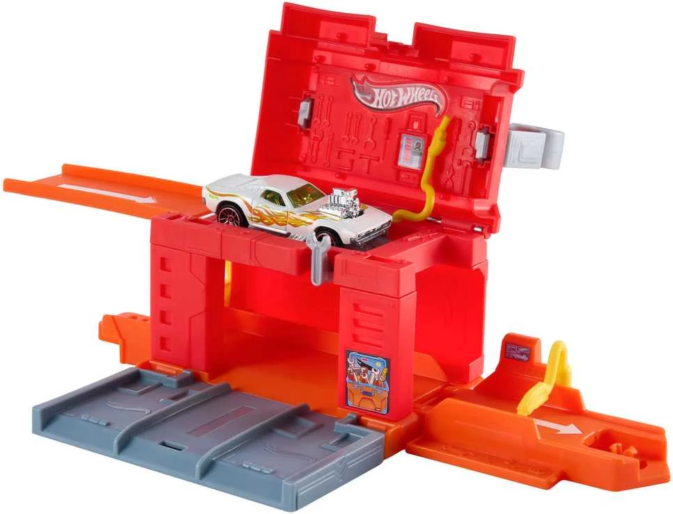 Mattel HOT WHEELS CITY PLAY AND GO trasos rinkinys (JHL43)