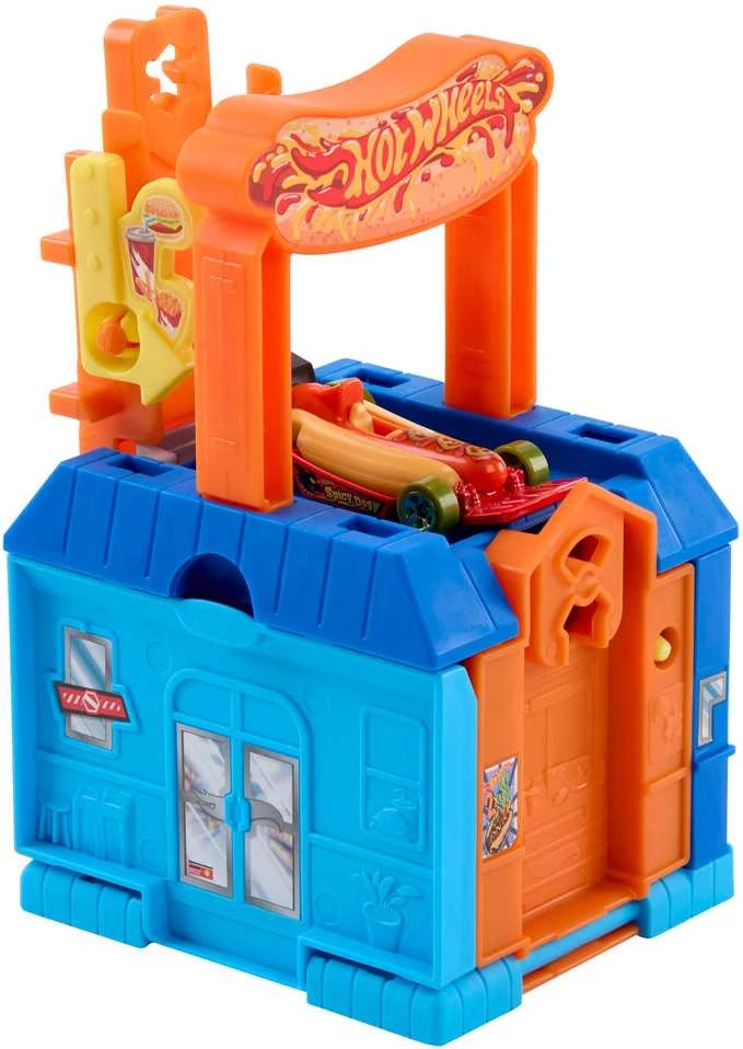 Mattel HOT WHEELS CITY PLAY AND GO trasos rinkinys (JHL43)