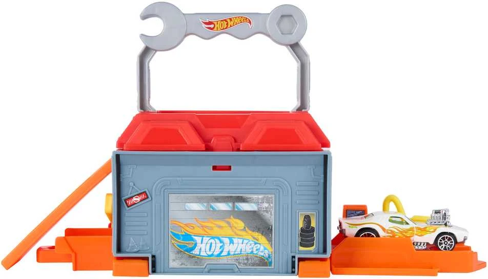 Mattel HOT WHEELS CITY PLAY AND GO trasos rinkinys (JHL43)