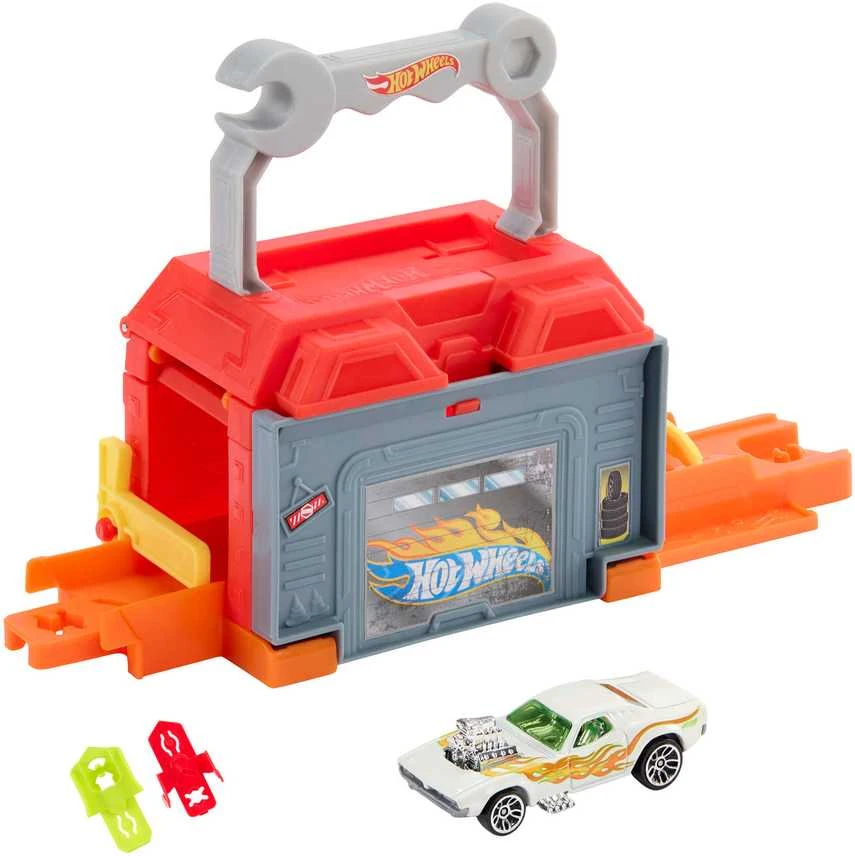Mattel HOT WHEELS CITY PLAY AND GO trasos rinkinys (JHL43)