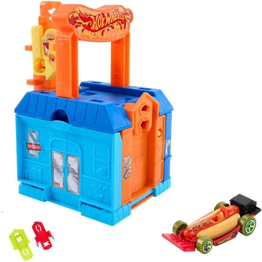 Mattel HOT WHEELS CITY PLAY AND GO trasos rinkinys (JHL43)