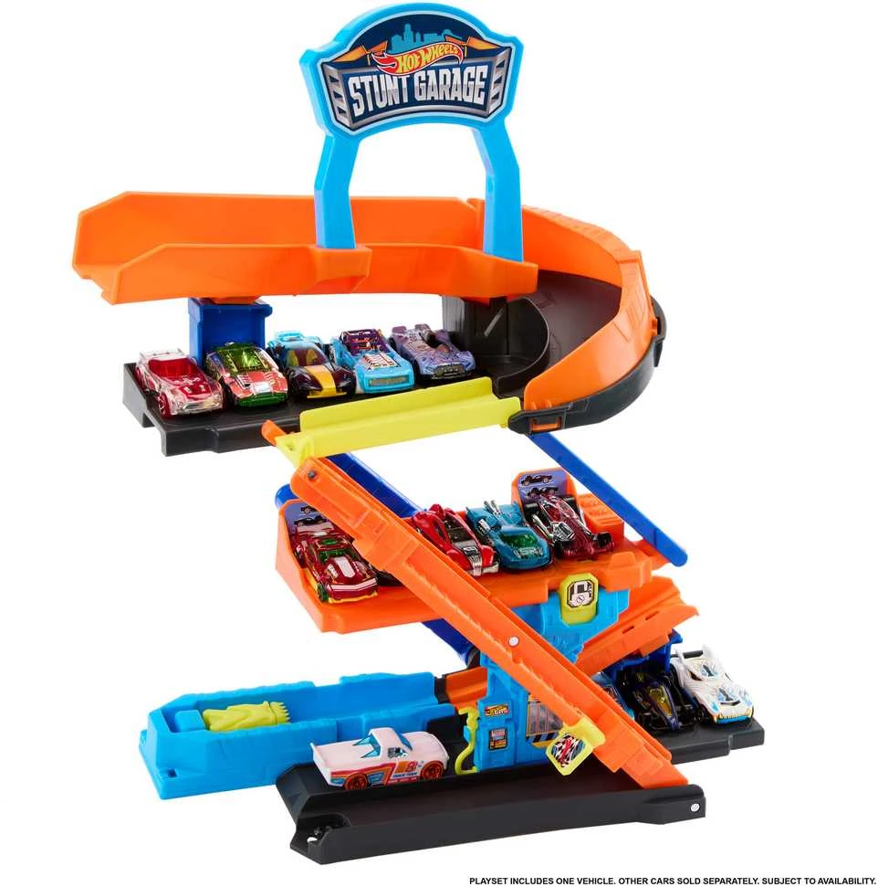 Mattel HOT WHEELS CITY triukų garažas 2 in 1 (JHL94)