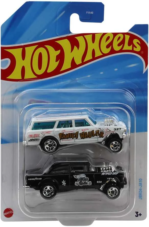 Mattel Dviejų Hot Wheels automodelių rinkinys